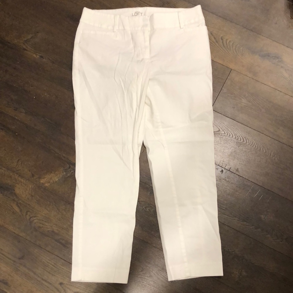 LOFT curvy ankle pant size 8